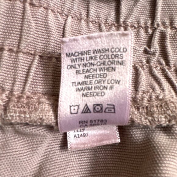 Maurices Womens Dusty Mauve Jogger Pants Cotton Drawstring Elastic Waist Sz 22W - Picture 8 of 12